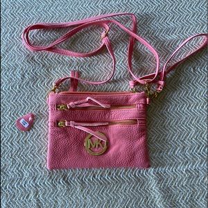 MK small pink crossbody